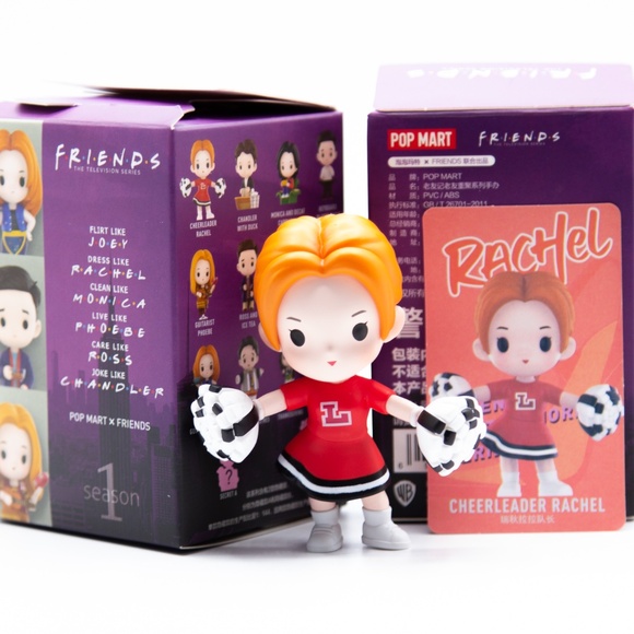 Pop Mart x Cheerleader Rachel FRIENDS TV Series Confirmed Figure Blind Box BNWT - Picture 1 of 6